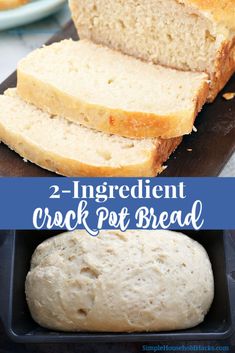 Pot Bread Recipe, Bread Recipe Without Yeast, Adventurous Recipes, Crockpot Bread, Pot Bread, Healthy Breads, Crock Pot Bread, Yogurt Bread, Hot Chocolate Mix Recipe