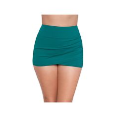 Soak up the sun by the pool or at the beach in these women's high-waisted swim bottoms by DRAPER JAMES RSVP.Click on this WOMEN'S GUIDE to find the perfect fit and more! Soak up the sun by the pool or at the beach in these women's high-waisted swim bottoms by DRAPER JAMES RSVP. Click on this WOMEN'S GUIDE to find the perfect fit and more! FEATURES Full coverage Knit, smooth construction UPF 50+ sun protection No closure - pull-on styling Partially lined Lined gussetFIT & SIZING High rise sits below the natural waistline Ultra high waist for tummy control and waist minimizing Skirted bottom for hip minimizing Elastic waistbandFABRIC & CARE Nylon, spandex Lining: polyester Gusset lining: polyester Hand wash and line dry Imported Size: X Small. Color: Med Green. Gender: female. Age Group: adu High Waist Solid Swim Skirt For Swimming, High Waist Swim Trunks For Pool In Summer, High Waist Swim Trunks For Summer Pool, High-waisted Swim Trunks For Summer Pool, High Waist Solid Color Swim Skirt, Green Fitted Swim Skirt For Vacation, Fitted Green Swim Skirt For Vacation, Fitted Solid Color Swim Skirt For Beachwear, Fitted Swim Skirt For Pool