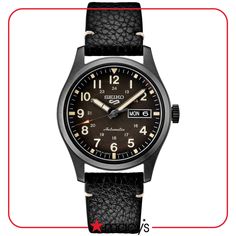 in stock Down Band, Seiko Automatic, Seiko Men, Seiko 5 Sports, Seiko 5, Seiko Watches, Automatic Watch, Leather Band, Watch Brands