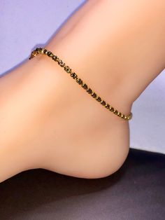 10k yellow gold vermeil anklet for women best gift for women all ages all occasions huge sale real gold electroplated Italian 925 daily wear Adjustable Gold Plated Anklets, Metal Anklets For Festivals Gift, Elegant Adjustable Anklets For Festivals, Gold Chain Metal Anklet, Great For Gifts, Gold Metal Anklet With Adjustable Chain, Gold Chain Metal Anklets As A Gift, Gold Chain Metal Anklet For Gift, Elegant Metal Anklet For Festivals, Elegant Metal Anklets As Gift