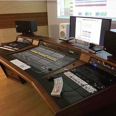 Matrix Angled Studio Desk for Cesma: Centro Europeo per gli Studi in Musica e Acustica Musical Intelligence, Recording Studio Furniture, Recording Studio Equipment, Music Recording Studio, Beat Maker, Recording Studio Design, Recording Studio Home, Music Studio Room, Studio Desk