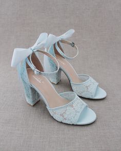 Light Blue Crochet Lace Block Heel Sandals With SATIN BACK BOW Women Wedding Shoes, Bridesmaids Shoes, Bridal Shoes, Bridal Heels - Etsy Open Toe Wedding Shoes With Satin Bow, Open Toe Bridesmaid Wedding Shoes With Bow, Bridesmaid Open Toe Wedding Shoes With Bow, Open Toe Sandals With Satin Bow For Wedding, Open Toe Sandals With Bow For Wedding, High Heel Sandals With Satin Bow For Wedding, Open Toe Wedding Heels With Bow, Wedding Heels With Satin Bow Open Heel, Wedding Heels With Satin Bow And Open Heel