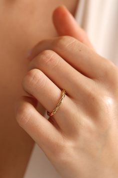 We carefully design these jewels that you will wear as a symbol of the eternity of your love. 🔻Gold Promise Ring will help you to step forward. 🔻Wedding Band Women will bring luck to your new family! 🔻Aesthetic Solid Gold Ring will connect lovers forever! 🔶 The listing was made for 1 ring. 🔶 MATERIAL ➔Gold - Silver 🔶 PACKAGING It is packaged in boxes specially created for jewellery, in such a way that it will not be damaged. The boxes are stylish and simple. 🔶DELIVERY We ship to all countries with free shipping. We deliver the products to the cargo company in 1-2 business days. ➔ USA:5-7 Business Day ➔ UK: 4-6 Business Days ➔ EUROPE:3-5 Bussines Day 🔶 RETURNS: please contact us for returns. We will make you feel good. 🔶NOTE 1. Please contact us for any special request or customiza Stackable Signet Ring With Round Band For Wedding, Stackable Rings With Thick Band For Wedding, Rose Gold Stackable Signet Ring For Wedding, Minimalist 14k Gold Ring With Decorative Band, Timeless Ring With Decorative Band For Promise, Classic Couple Rings With Diamond Cut, Stackable Thick Band Rings For Wedding, Stackable Wedding Ring With Thick Band, Timeless Promise Ring With Decorative Band