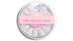 The Instant Mani Press-On Nails Oval Medium | Olive & June Press-On Nails the Instant Mani Oval Pink Goldfish | Duane Reade Acrylic Nails French, Fake Acrylic Nails, Buff Nails, Fake Nails Long, Long Lasting Nail Polish, Olive And June, Nails Tips, Nail Type, Pearl Nails