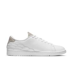 Clean all-white leather upper, delivering a fresh, sleek design with minimalist elegance. Sneaker Games, Air Jordan 1 Low, Jordan 1 Low, Air Jordan 1, Jordan 1, Step Up, White Leather, Order Now, Sleek Design