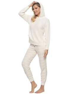 Introducing the Jolie Hoodie & Jogger Set, where comfort and style meet. Made from the softest waffle knit, the hoodie features a relaxed fit and kangaroo pocket, while these women's jogger offer a relaxed fit with drawstring and pockets. Perfect for lounging or outings, this set epitomizes casual chic. Cozy Lounging Hoodie With Drawstring Hood, Cozy Hoodie With Drawstring For Lounging, Cozy Hoodie With Ribbed Cuffs For Lounging, Cozy Hooded Hoodie For Lounging, Cozy Fit Hoodie For Lounging, Cozy Fit Drawstring Hoodie For Lounging, Cozy Fleece Hoodie For Lounging, Cozy Fit Fleece Hoodie For Lounging, Cozy Fit Hoodie With Drawstring For Lounging