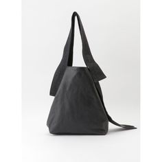 This Yohji Yamamoto Belt Tote Bag is a stylish and practical accessory. Crafted from black leather, it features wide denim straps and a drawstring closure. The perfect size for everyday use, it is sure to become a go-to piece in your wardrobe. Style # DE-133-831-BLACK, this Yohji Yamamoto Belt Tote Bag is a must-have for any fashionista. With its sleek design and timeless appeal, it is sure to be a favorite for years to come. Modern Shoulder Bag With Long Strap, Modern Crossbody Hobo Bag With Long Strap, Modern Hobo Bag With Long Strap Crossbody, Modern Hobo Bag With Long Strap For Daily Use, Modern Hobo Bag With Long Strap For Travel, Modern Bags With Leather Handles In Recycled Leather, Modern Bags With Leather Handles And Recycled Leather, Everyday Leather Bag With Long Strap, Chic Satchel With Long Strap For Everyday Use