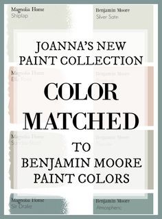 the color matching guide for paint swatches is shown in black and white, with text that