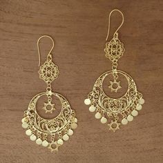 Desi Earrings, Dot Patterns, Silver Chandelier Earrings, Gold Jewellry, Silver Chandelier, Filigree Jewelry, Medallion Pattern, Gem Earrings, Gold Rings Fashion