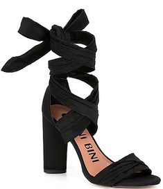 Bling Sandals, Block Heel Mules, Ankle Strap Block Heel, Ankle Strap Wedges, Block Heel Sandals, Embellished Sandals, Black Shoes Women, Evening Shoes, Stiletto Pumps