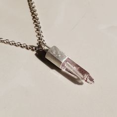 Amethyst Talisman is handmade of Sterling silver 990, comes along with 55cm S925 Necklace, with Amethyst crystal directly mined from Vera Cruz, Mexico. Everything is forged by hands, with love! Vera Cruz, Desert Glass, Amethyst Crystal, Pendant Necklaces, Dog Tag Necklace, Arrow Necklace, Jewelry Necklace Pendant, With Love, Necklace Lengths