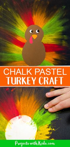 this is an easy and fun turkey craft for kids