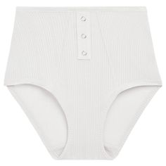 Whipped High Rise in White | Women's White High Rise Underwear – Negative Underwear Chic Seamless White Bottoms, Chic White Seamless Bottoms, Chic Seamless Spring Bottoms, Chic Seamless Loungewear Bottoms, Chic Seamless High-waist Bottoms, Chic Seamless High Waist Bottoms, Chic High Waist Seamless Bottoms, White High-cut Leg Bottoms For Summer, White Bottoms With Elastic Waistband And High-cut Leg