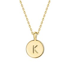 PRICES MAY VARY. Wearing an initial is a classic way to make a statement! Show off your first name, your new last name, ís name, or even alma mater! Our Alphabet Initial Pendant Necklace is 3/8" in Diameter and 18" with a 2" extender adjustable length with Lobster Clasp. Our 14K Yellow Gold Plating will ensure a very long lasting brilliant finish that is nickel free, lead free and hypoallergenic. ✦ 60-DAY GUARANTEE ✦ Your happiness is our number one priority. To ensure your complete satisfaction Classic Initial Necklace As A Gift, Classic Yellow Gold Initial Necklace For Mother's Day, Mother's Day Yellow Gold Classic Initial Necklace, Mother's Day Classic Yellow Gold Initial Necklace, Classic Nameplate Initial Necklace As Gift, Classic Yellow Gold Initial Necklace For Personalized Gift, Classic Monogram Initial Necklace For Anniversary, Classic Yellow Gold Initial Necklace For Anniversary, Classic Initial Necklace For Anniversary And Mother's Day