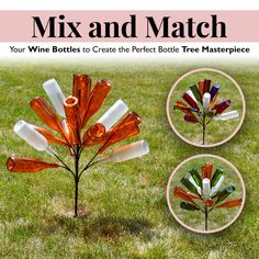 the book is about how to make a wine bottle tree