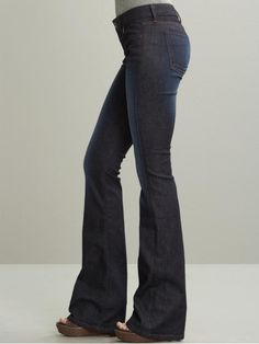 Love that flare jeans are coming back in style! High Rise Dark Wash Denim Flares, Denim Blue Straight Leg Flares For Fall, Fall Denim Blue Straight Leg Flares, Mid-rise Denim Blue Flares For Fall, Mid-rise Fitted Denim Blue Flares, Fitted Mid-rise Denim Blue Flares, Fall Dark Wash Straight Leg Flares, Spring Dark Wash Flare Jeans, Dark Wash Flare Denim Jeans