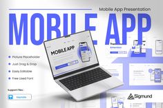 Mobile App Keynote Template Incl. mobile & smartphone - Envato