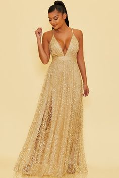 Nina Morena | Glitter and Sequin Top Mesh Gown Mesh Gown, Sequin Gown, Mesh Skirt, Sequin Top, To Shine, Formal Event, Jumpsuit Dress, Jumpsuit Romper, Bodice