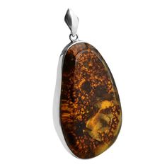 Beautiful Dramatic Color! Stones: Baltic Amber Length: Pendant Hangs Approx. 3" Width: Large Baltic Amber stone Approx. 2 1/4" long x 1 1/4" wide Material: .925 Silver Made in: Poland Color Stones, Amber Stone, Statement Pendant, Baltic Amber, Golden Brown, Pocket Watch, Cognac, Poland, 925 Silver