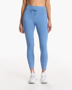 Whether you're working out hard or hardly working  the women's Vuori Daily leggings combine the supportive fit of leggings with the casual comfort of joggers. Athleisure Joggers With Moisture-wicking, Functional Comfort Stretch Joggers For Workout, Midweight Athleisure Joggers For Workout, Compressive Athleisure Leggings For Jogging, Functional Stretch Leggings For Jogging, Sporty Leggings With Comfort Stretch And Ribbed Waistband, Yoga Joggers With Moisture-wicking Fabric, Athleisure Joggers With Ribbed Waistband And Stretch, Stretch Athleisure Leggings For Jogging