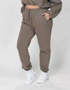 CozyCloud Jogger - Driftwood Comfortable Brown Leisure Bottoms, Comfortable Leisure Brown Bottoms, Comfy Winter Sweatpants For Lounging, Comfy Winter Lounging Sweatpants, Cozy Winter Joggers For Leisure, Cozy Winter Joggers For Lounging, Brown Relaxed Fit Sweatpants For Loungewear, Brown Relaxed Fit Bottoms For Lounging, Comfortable Brown Bottoms For Lounging