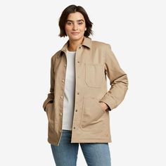 Women's Mountain Ops Shirt Jacket | Eddie Bauer Canvas Pants, Eddie Bauer, Modern Classic, Shirt Jacket, Color Options, How To Wear, Color