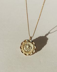 Our timeless Protector St. Christopher Necklace is the symbol of protection and guidance. The centerpiece of this necklace is a finely crafter St. Christopher charm. The Protector St. Christopher Necklace is the perfect accessory for those who seek protection and blessings through life. Protect Details 20" 14k Gold-Filled 1mm Ball Chain 22mm 14k Gold-Filled St. Christopher Charm Gold Pendant Made in Scottsdale, AZ St Christopher Necklace, Symbol Of Protection, St Christopher, Saint Christopher, The Protector, Solid Gold Jewelry, Scottsdale Az, Gold Filled Jewelry, Ball Chain