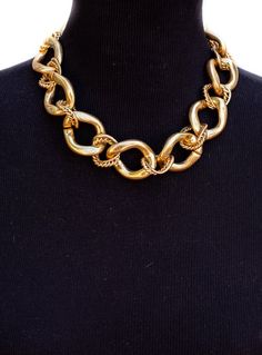 This Matte Gold Chunky Chain Statement Necklace is a must-have Matte gold Chunky link chain Chunky links connected with smaller links Lobster closure in the back with 3" extension Chunky Metal Chain Link Necklace, Chunky Metal Chain Necklace With Oval Links, Chunky Oval Link Metal Chain Necklace, Gold-tone Chain Link Necklace For Party, Gold-tone Metal Link Chain Necklace, Gold Oval Link Chain Necklace For Party, Chunky Link Chain Necklace For Party, Chunky Chain Link Metal Necklace, Chunky Chain Link Necklace