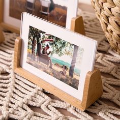 "4''x 6'' Rectangular Wood Base Picture Frames" Wood Photo Frame Design, Nameplate Design, Simple Images, Modern Picture Frames, Picture Frame Colors, Photo Frame Design, Wood Photo Frame, Table Top Display, Image Frame