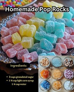 homemade pop rocks recipe with ingredients and instructions