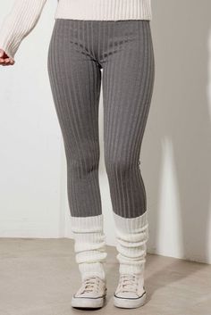 Upgrade your winter wardrobe with our Ribbed High Waist Cozy Sweater Leggings! Made with a soft, warm material, these leggings offer a comfortable fit while keeping you stylish. The high waist design provides a flattering silhouette and the ribbed texture adds a touch of uniqueness. Stay cozy and chic all season long! 🖤 Complete the look: Pair with sandals and tank top for a chic spring outfit. Add a sweater and beanie for a stylish, layered look. Dress it up with sweater tunic and high heels for a more polished ensemble. 🖤 Features: Women sweater legging, solid, ribbed pattern, activewear, soft, cute, warm, It Is a Must-Have Item For Everyday Cozy Winter Pants With Ribbed Cuffs, Stretch Bottoms For Winter Loungewear, Snug Casual Leggings For Loungewear, Stretch Bottoms For Loungewear In Winter, Casual Snug Leggings For Loungewear, Cozy Winter Bottoms With Ribbed Cuffs, Fall Ribbed Gray Bottoms, Stretch Bottoms With Soft Texture For Fall, Footless Winter Leggings