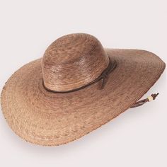 Elegant Ranch Hat - Small World Goods Woven Panama Hat With Curved Brim, Straw Woven Panama Hat For Rodeo, Woven Straw Panama Hat For Rodeo, Adjustable Natural Sun Hat With Flat Crown, Wide Brim Woven Straw Hat For Rodeo, Woven Wide Brim Straw Hat For Rodeo, Brown Adjustable Sun Hat With Flat Crown, Western Straw Hat With Wide Brim, Natural Adjustable Boater Hat With Flat Crown