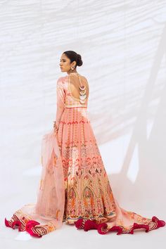 Mirha – Sania Maskatiya International Engagement Bride Dress, Sania Maskatiya, Printed Organza, Engagement Bride, Nikkah Dress, Designer Name, Website Features, Dress Inspo, How To Dye Fabric