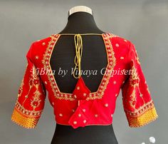 Blouse size: 38 All the Blouses have enough room to adjust to next two sizes above or below the standard size. Fancy Clutch, Kids Wear Boys, Mens Sherwani, Kids Wear Girls, Block Print Saree, Fancy Gowns, Silk Saree Banarasi, Silk Thread Bangles, Elegant Blouse Designs