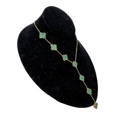 This necklace is a stunning piece of jewelry that comes in a cascading green malachite stone. It measures 16 inches with a 2-inch extension and is made with stainless steel material plated in 18k gold. This elegant piece is waterproof and tarnish-free, making it a must-have for anyone who wants to add a touch of sophistication to their jewelry collection. Green Fine Jewelry With Adjustable Chain, Green Luxury Jewelry With Adjustable Chain, Luxury Green Jewelry With Adjustable Chain, Elegant Green Malachite Necklace, Elegant Green Malachite Jewelry, Green Emerald Jewelry With Adjustable Chain, Green Fine Jewelry Necklace With Adjustable Chain, Emerald Jewelry With Adjustable Green Chain, Green Gold-plated Jewelry With Adjustable Chain