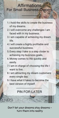 Achieve your business goals with these daily Business Affirmations Entrepreneur strategies. These affirmations will keep you grounded and motivated, helping you focus on growth and overcoming challenges. Add them to your Vision Board Affirmations for ongoing inspiration. Business Affirmations Entrepreneur, Overcoming Challenges, Challenge Me, What It Takes, Business Goals