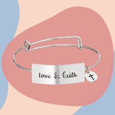 LOVE & FAITH in your heart and around your wrist 🙌 Love And Faith, Christian Jewelry, Bangle Bracelet, Alex And Ani Charm Bracelet, Rhodium Plated, Bangle Bracelets, On Sale, Bangles, Charm Bracelet