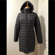 100% Authentic Guarantee Retail $240 Color: Charcoal ( Grey ) Closure: Front Zipper New With Tags Packable Down , Comes With Bag Detachable Hood Super Light!!! Us Size S: Shoulders 15.5” Sleeve 25.5” Length 32.5” Bust 38” Waist 34” Hips 41” Please See Pictures Fall Hooded Michael Kors Outerwear, Hooded Michael Kors Outerwear For Fall, Hooded Michael Kors Fall Outerwear, Michael Kors Hooded Fall Outerwear, Fitted Winter Travel Outerwear, Gray Weatherproof Outerwear For Fall, Weatherproof Gray Outerwear For Fall, Michael Kors Winter Outerwear With Pockets, Michael Kors Outerwear For Cold Weather In Fall