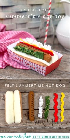 a hot dog sitting on top of a wooden table