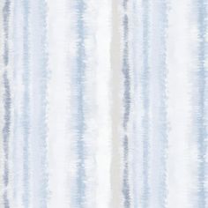 a blue and white striped wallpaper pattern