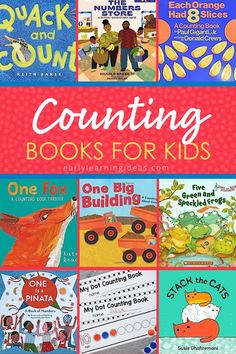 the cover of counting books for kids