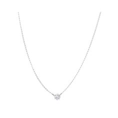 This dainty necklace features a single diamond in a 2 prong setting held by a delicate cable chain. This is the perfect starter piece if you're looking to join the layering movement! Available in 18k Yellow Gold, White Gold, and Rose Gold Total Carat Weight: 0.10 Diamond Color: G-H / Diamond Clarity: SI1 Length: 18" - 16 " Adjustable Bolo Tie Made to order. Lead time is 2-3 weeks. Benefits of Solid 18k Gold Jewelry Most loved for its durability and longevity Can be worn daily and requires less m Single Diamond Necklace, Floating Diamond Necklace, Custom Wedding Rings, 18k Gold Jewelry, Station Necklace, Womens Wedding Bands, Custom Engagement Ring, Dainty Necklace, Everyday Jewelry