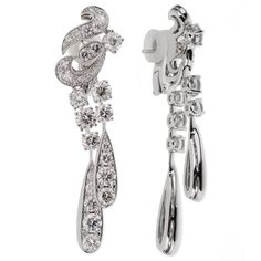 Graff Magnificent Chandelier Diamond Drop Earrings 0002725 Graff Pendant, Graff Earrings, Graff Jewelry Earrings, Graff Jewellery, Graff Jewelry Set, Graff Jewelry, Cushion Cut Solitaire, Solitaire Earrings, Luxury Earrings