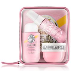 Body-loving. Travel-friendly. - Beija Flor Jet Set Travel-Ready Minis Kit - Sol de Janeiro Bleach London, Body Creams, Rose Perfume, Effective Skin Care Products, Beauty Blender, Manicure E Pedicure, Laura Mercier, Floral Scent, Fragrance Mist