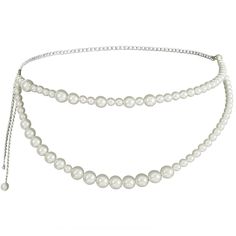 PRICES MAY VARY. Pearl waist chain is made of high quality pearl and alloy chain.Unique and exquisite design,definitely it will be the most suitable fashion item for you.Good color retention, not easy to fade. Adjustable belly chain jewelry is suitable for any women and girls,you can easily tie it around your waist. It will be a perfect body chain for you. Layered belly chain belt have delicate,gorgeous and unique design.Everybody would take more eyes on you when you wear it. Women waist chain c Adjustable Summer Party Body Chain, Elegant Adjustable Summer Body Chain, Elegant Adjustable Body Chain For Summer, Summer Party Body Chain With Clavicle Detail, Summer Party Clavicle Body Chain, Trendy Pearl Necklace With Chain For Parties, Summer Party Body Chain With Adjustable Chain, Adjustable Waist Chain For Summer Parties, Pearl White Chain Pearl Necklace For Party