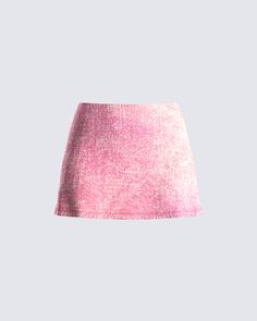 Turn on the charm, bby 💫 Make them nervous with just one look at you in this pink pixel print mini skirt made from a mesh fabric and complete with ruched detailing 💖 Tomorrowland Outfit, Pixel Print, Fuzzy Skirt, White Corset Dress, Floral Lace Skirt, Dr Closet, Future Of Fashion, Red Mini Skirt, Pink Mini Skirt