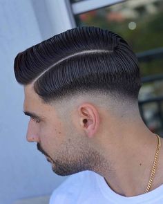 29 Hard Part Haircut and Hairstyle Ideas for Men in 2022 Side Part Short Hair, Side Part Hairstyles Men, Side Part Fade, Haircut Style For Men, Side Part Haircuts, Side Part Men, Haircut Pompadour, Barber Cut