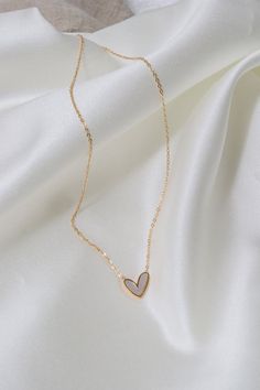 Love Pendant Necklace, Trendy Chains For Women, Necklace To Give To Your Girlfriend, Trendy Necklaces Gold, Pendant For Girls Gold, Gold Necklace For Girlfriend, Cute Chains For Women, Mother's Day Double Heart Gold Plated Necklace, White Heart Necklace With Clavicle Chain As Gift