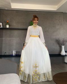 Classy Habesha Dress Handwoven Habesha Kemis Beautiful Habesha Libs Eritrean Dress ሀበሻ ቀሚስ ሀበሻ ልብስ Traditional Floor-length Maxi Dress For Transitional Season, Bollywood Style Maxi Dress For Traditional Ceremonies, Traditional Long Sleeve Maxi Dress With Pallu, Long Dresses For Traditional Ceremonies, Anarkali Style Long Sleeve Maxi Dress For Traditional Ceremonies, Traditional Floor-length Maxi Dress With Intricate Embroidery, Traditional Long Sleeve Festive Dresses, Traditional Long Sleeve Maxi Dress For Transitional Season, Elegant Maxi Dress With Traditional Drape For Ceremonies