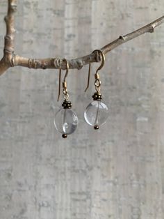 A li'l dash of quartz, and a pinch of gold fill. These daisies are ready to take on the day! Real Talk: Gold Fill French Ear Wire Earrings Quartz Gold Fill Bead Seed Bead Crystal Rock Earrings, Rock Crystal Drop Earrings, Raw Crystal Earrings, Spiritual Natural Stone Drop Earrings, Rutilated Quartz Earrings, Best Coffee Mugs, Wire Earrings, Ear Wire, Beautiful Earrings